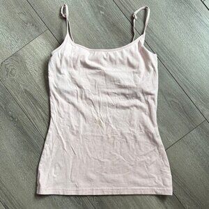 Fitted Pink Camisole with Spaghetti Straps